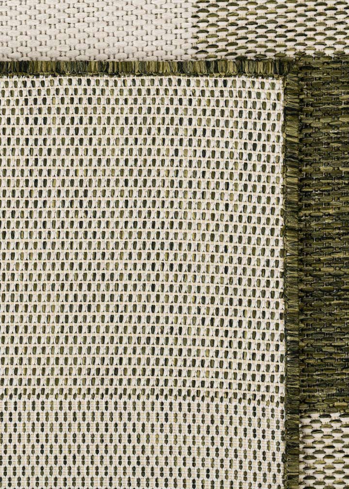 10' x 10' Easy-Clean Checkered Indoor / Outdoor Square Rug