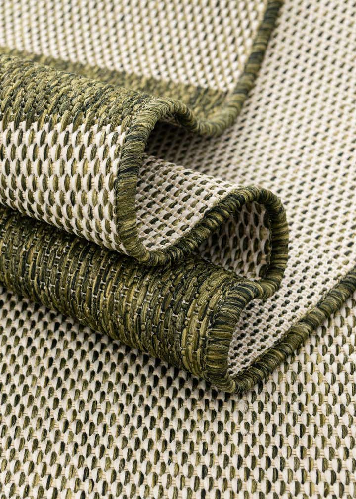 10' x 10' Easy-Clean Checkered Indoor / Outdoor Square Rug