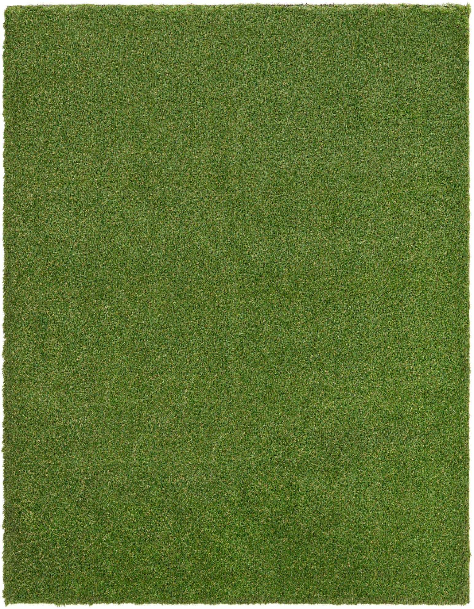 7' 10 x 7' 10 Easy-Clean Grass Indoor / Outdoor Square Rug