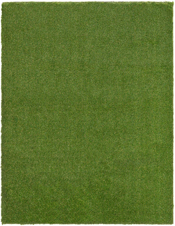 Detail image of 7' 10 x 7' 10 Easy-Clean Grass Indoor / Outdoor Square Rug