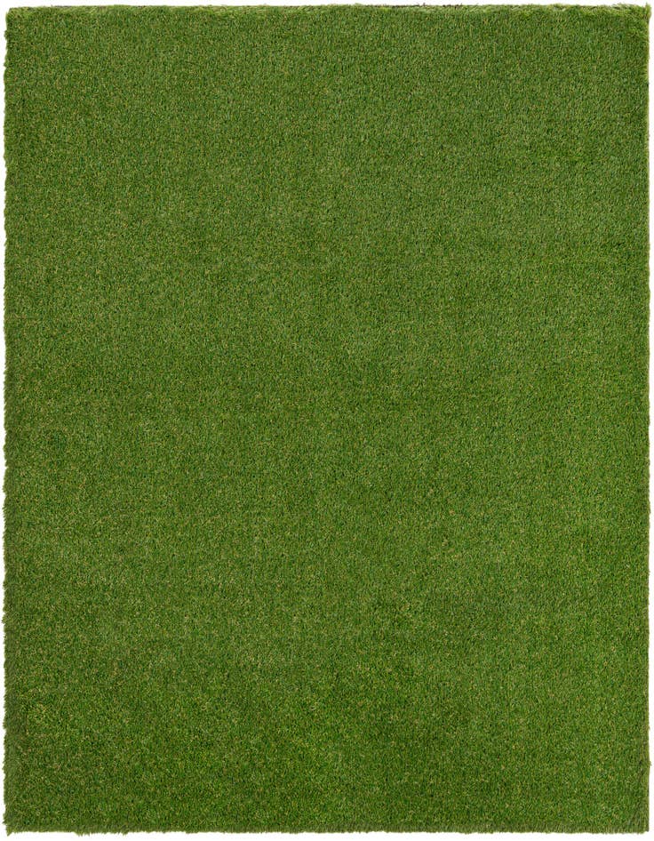 Detail image of 12' x 12' Easy-Clean Grass Indoor / Outdoor Square Rug