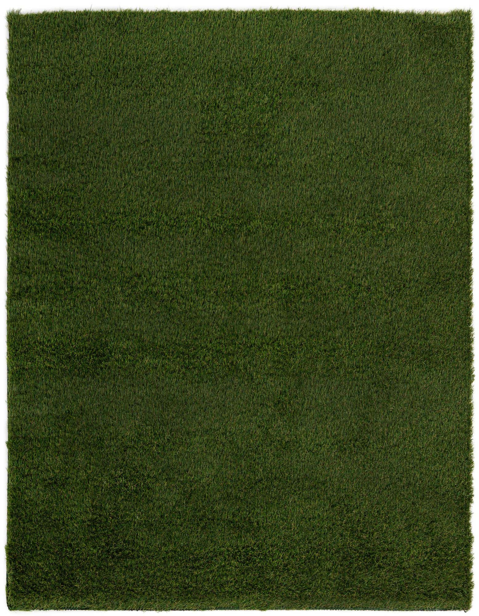 5' 3 x 5' 3 Easy-Clean Grass Indoor / Outdoor Square Rug