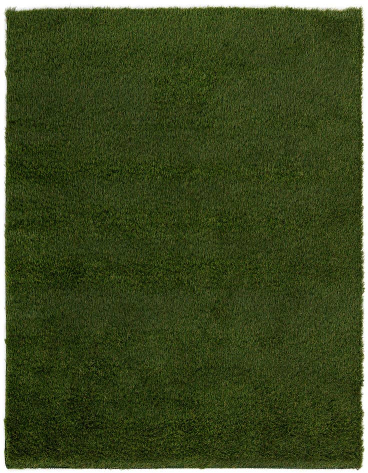 Detail image of 5' 3 x 5' 3 Easy-Clean Grass Indoor / Outdoor Square Rug