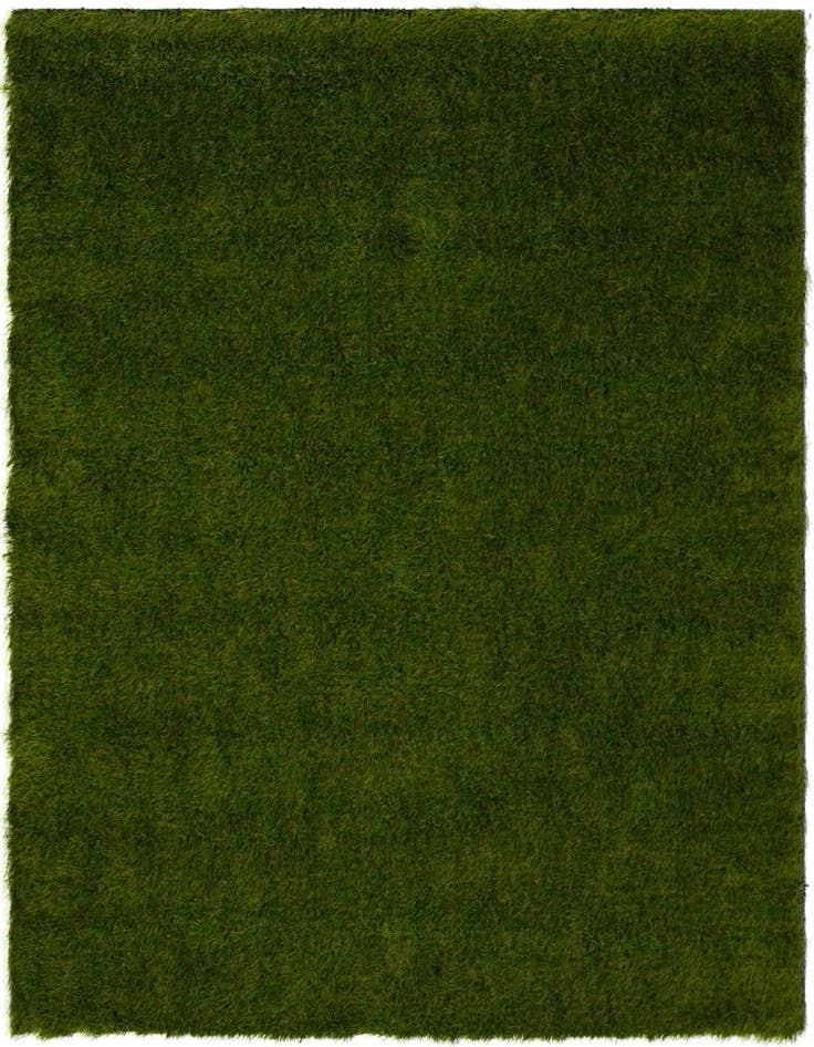 Detail image of 4' x 4' Easy-Clean Grass Indoor / Outdoor Square Rug