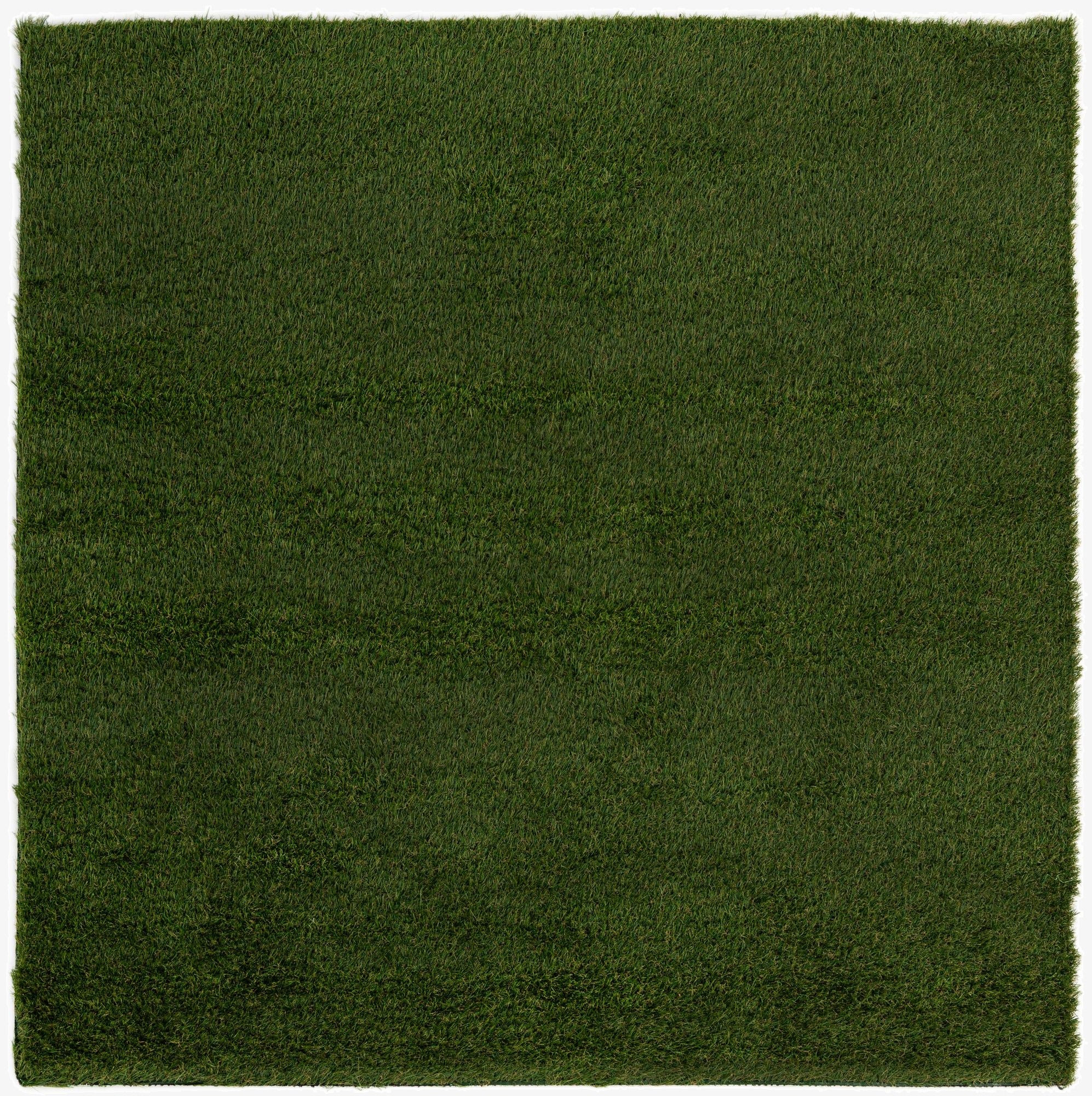 5' 3 x 5' 3  Washable Grass Indoor / Outdoor Square Rug
