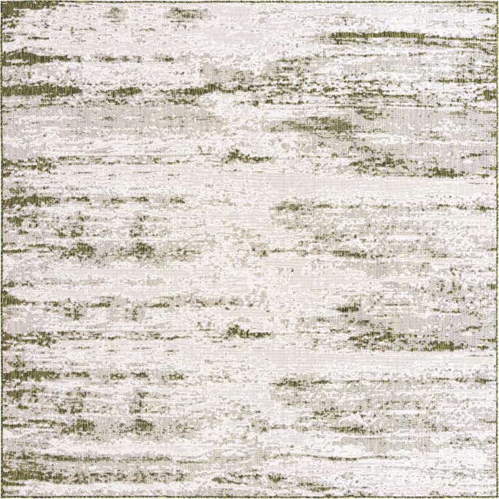 10' x 10' Easy-Clean Modern Indoor / Outdoor Square Rug