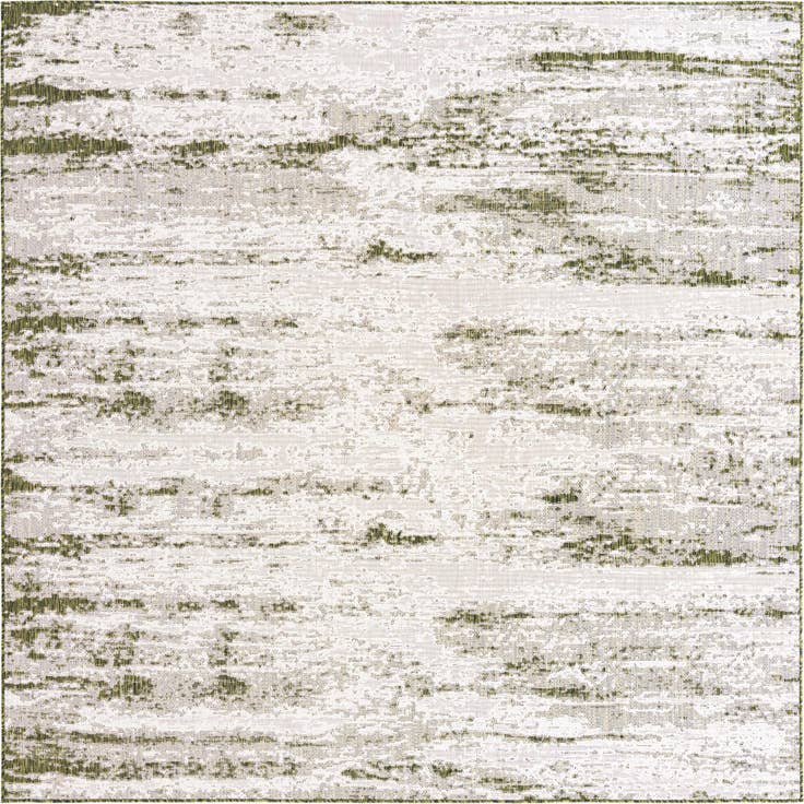 Detail image of 10' x 10' Easy-Clean Modern Indoor / Outdoor Square Rug