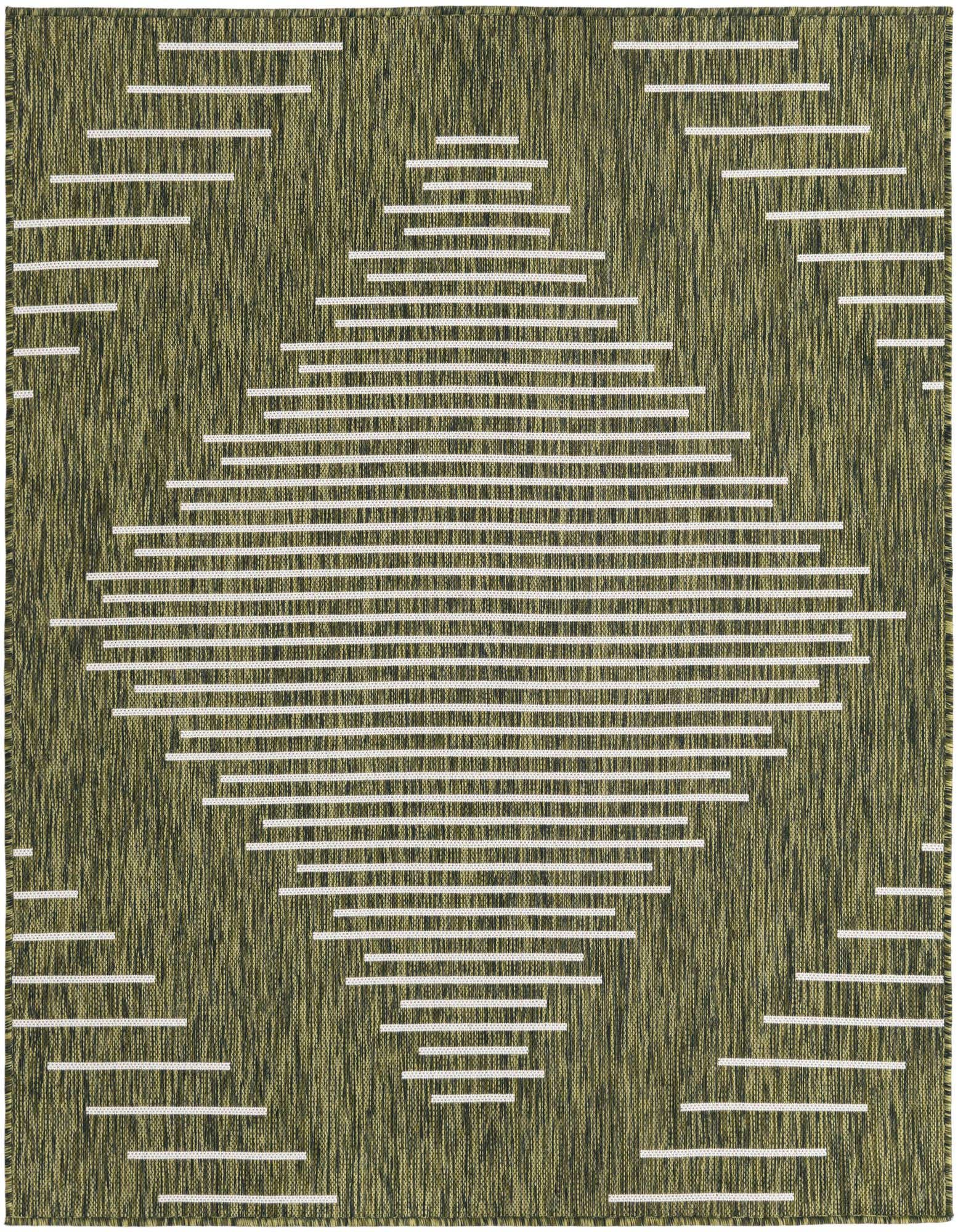 5' 3 x 5' 3 Easy-Clean Modern Indoor / Outdoor Square Rug