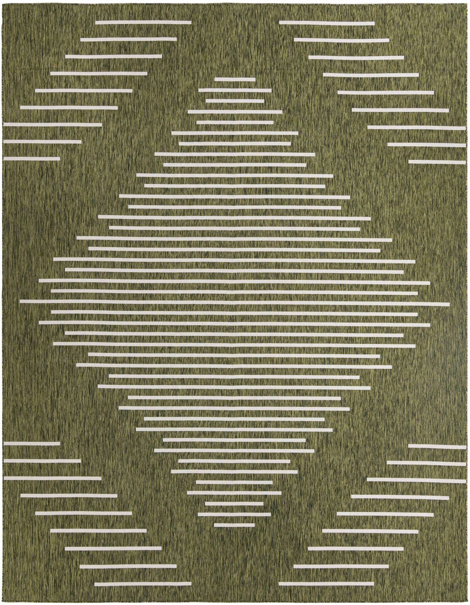 13' x 13' Easy-Clean Modern Indoor / Outdoor Square Rug