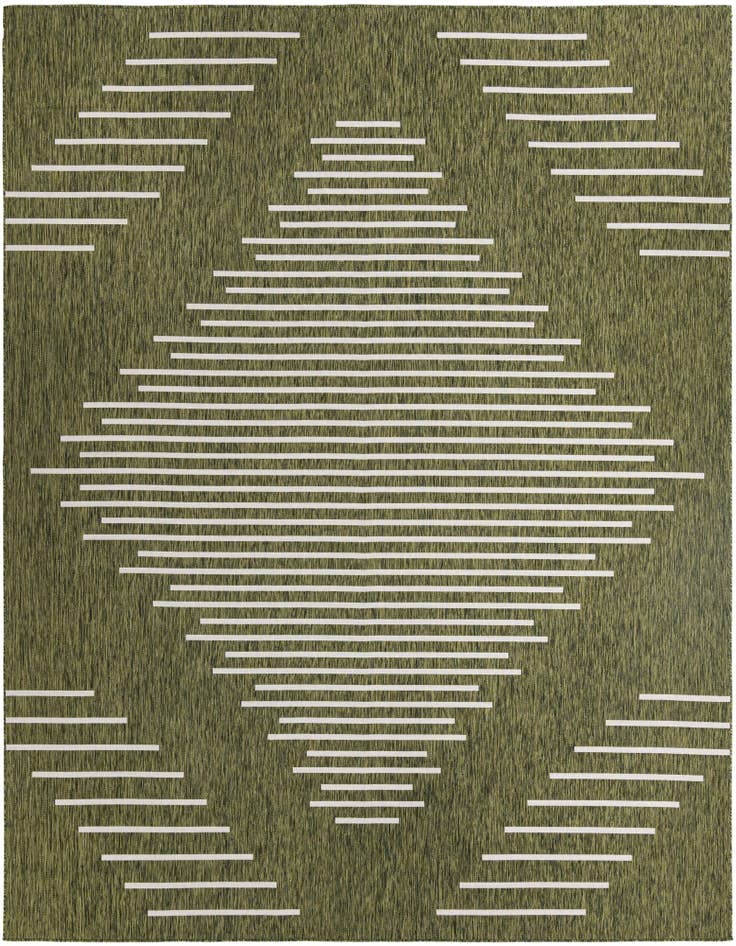 Detail image of 13' x 13' Easy-Clean Modern Indoor / Outdoor Square Rug