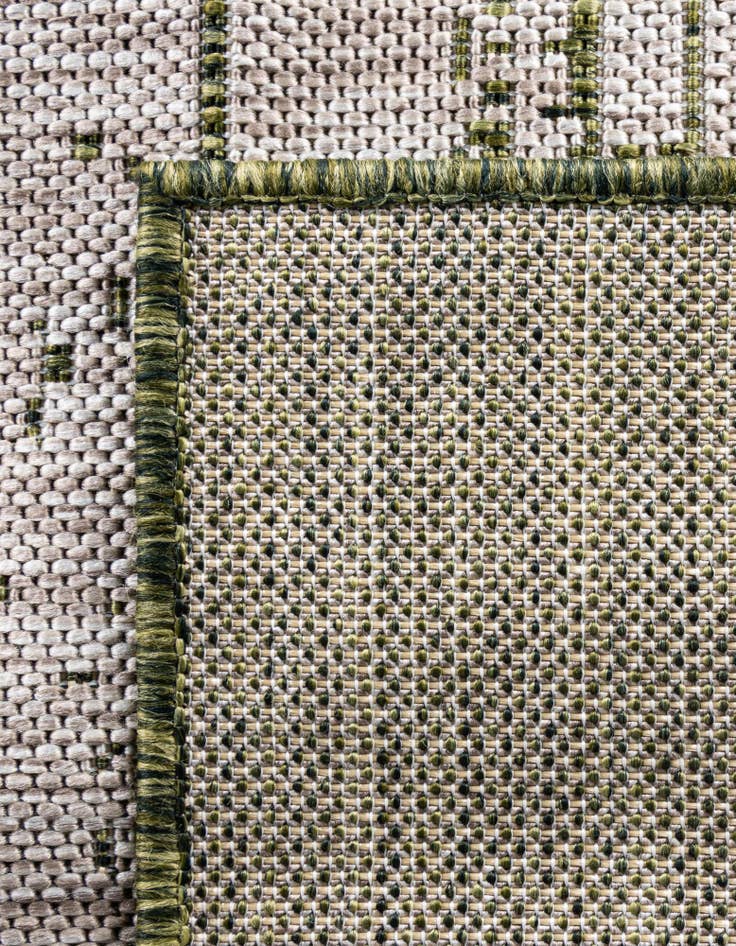 Detail image of 10' 8 x 10' 8 Easy-Clean Modern Indoor / Outdoor Square Rug