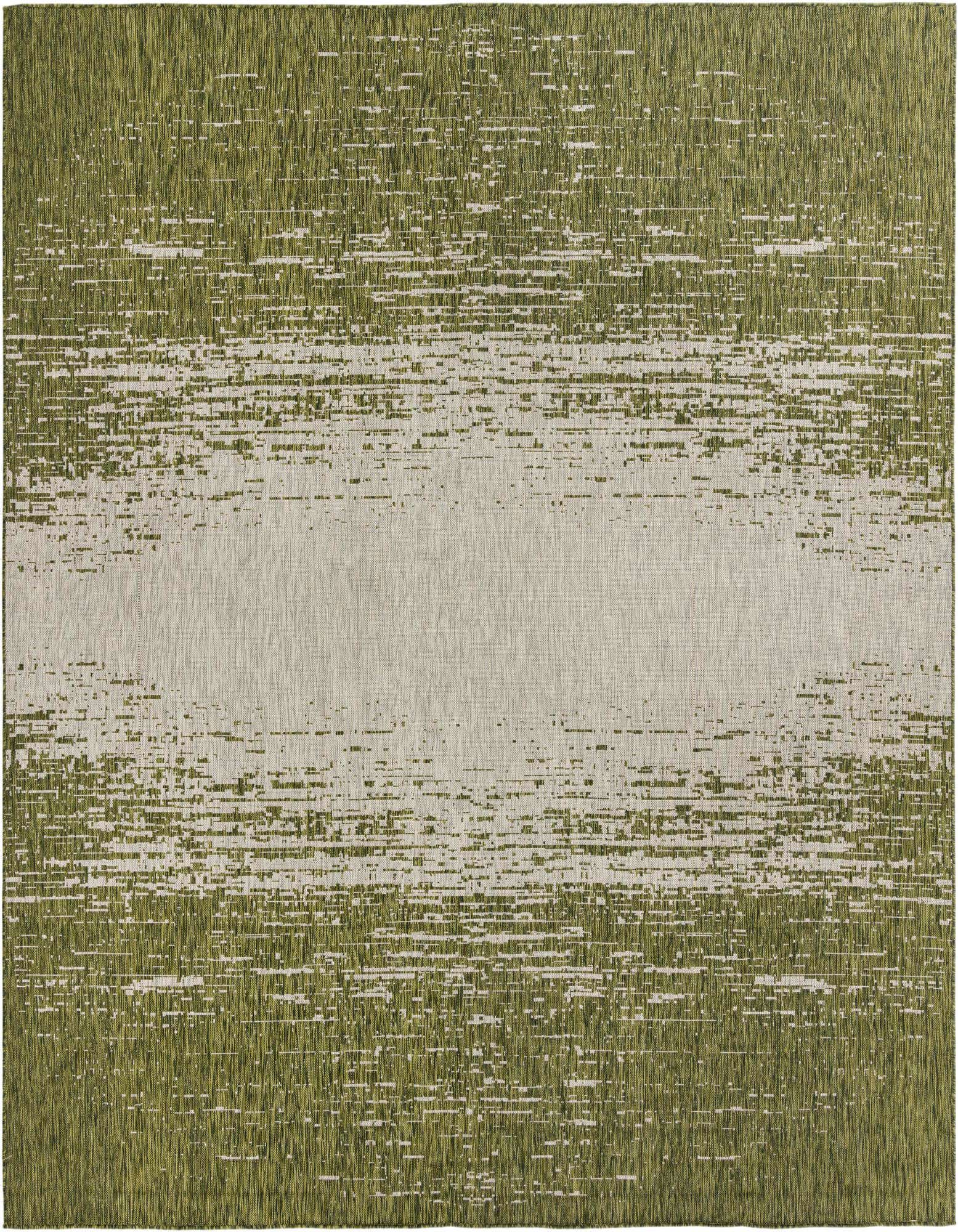 10' 8 x 10' 8 Easy-Clean Modern Indoor / Outdoor Square Rug