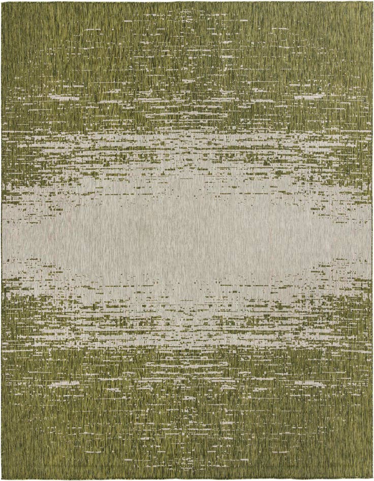 Detail image of 10' 8 x 10' 8 Easy-Clean Modern Indoor / Outdoor Square Rug