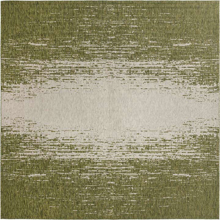 13' x 13' Easy-Clean Modern Indoor / Outdoor Square Rug
