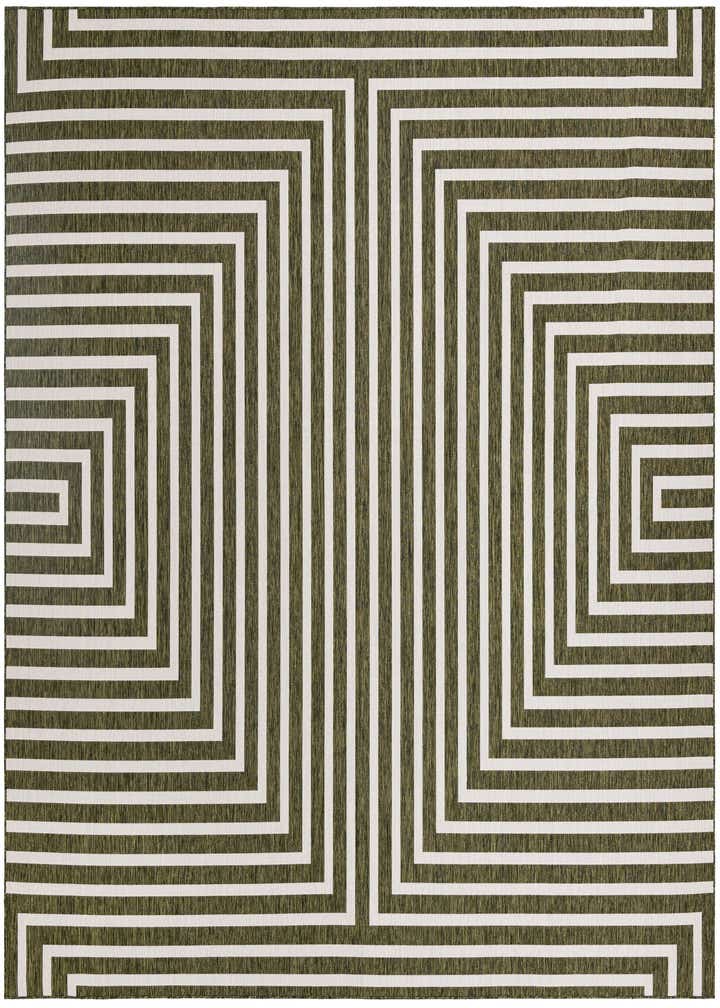 12' x 12' Easy-Clean Modern Indoor / Outdoor Square Rug