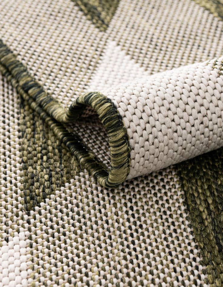 Detail image of 10' x 10' Easy-Clean Modern Indoor / Outdoor Square Rug