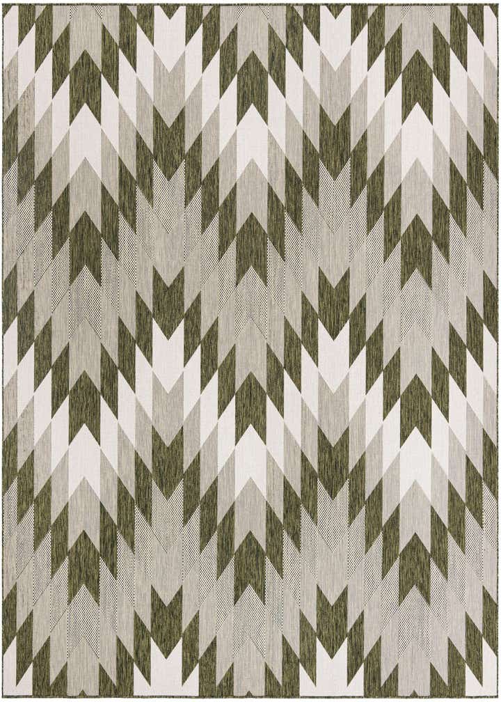 10' x 10' Easy-Clean Modern Indoor / Outdoor Square Rug