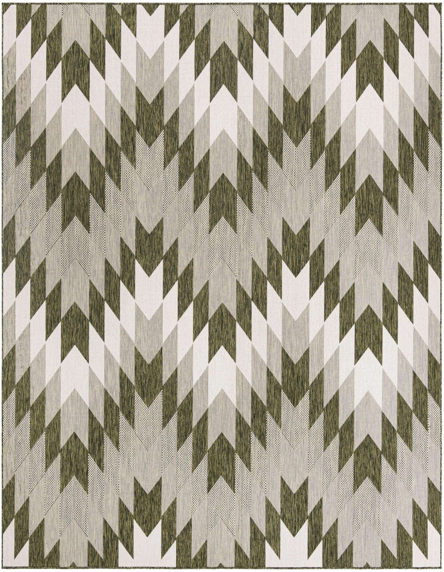 10' x 10' Easy-Clean Modern Indoor / Outdoor Square Rug