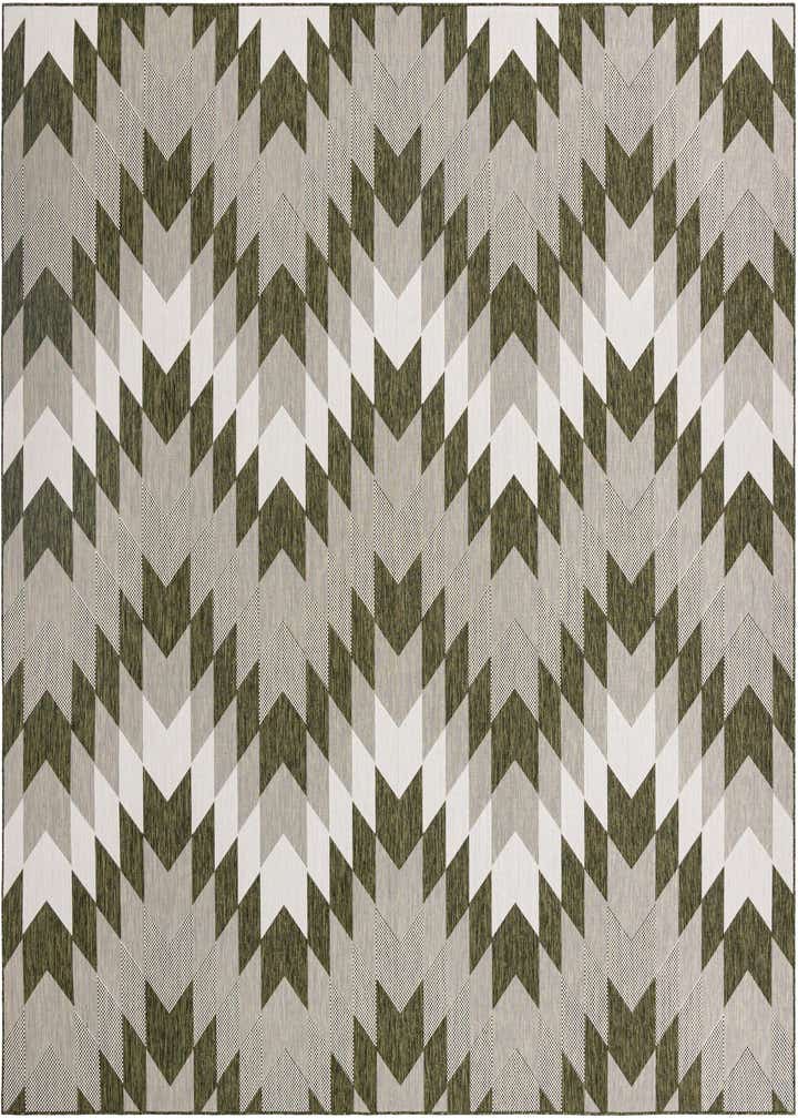 12' x 12' Easy-Clean Modern Indoor / Outdoor Square Rug
