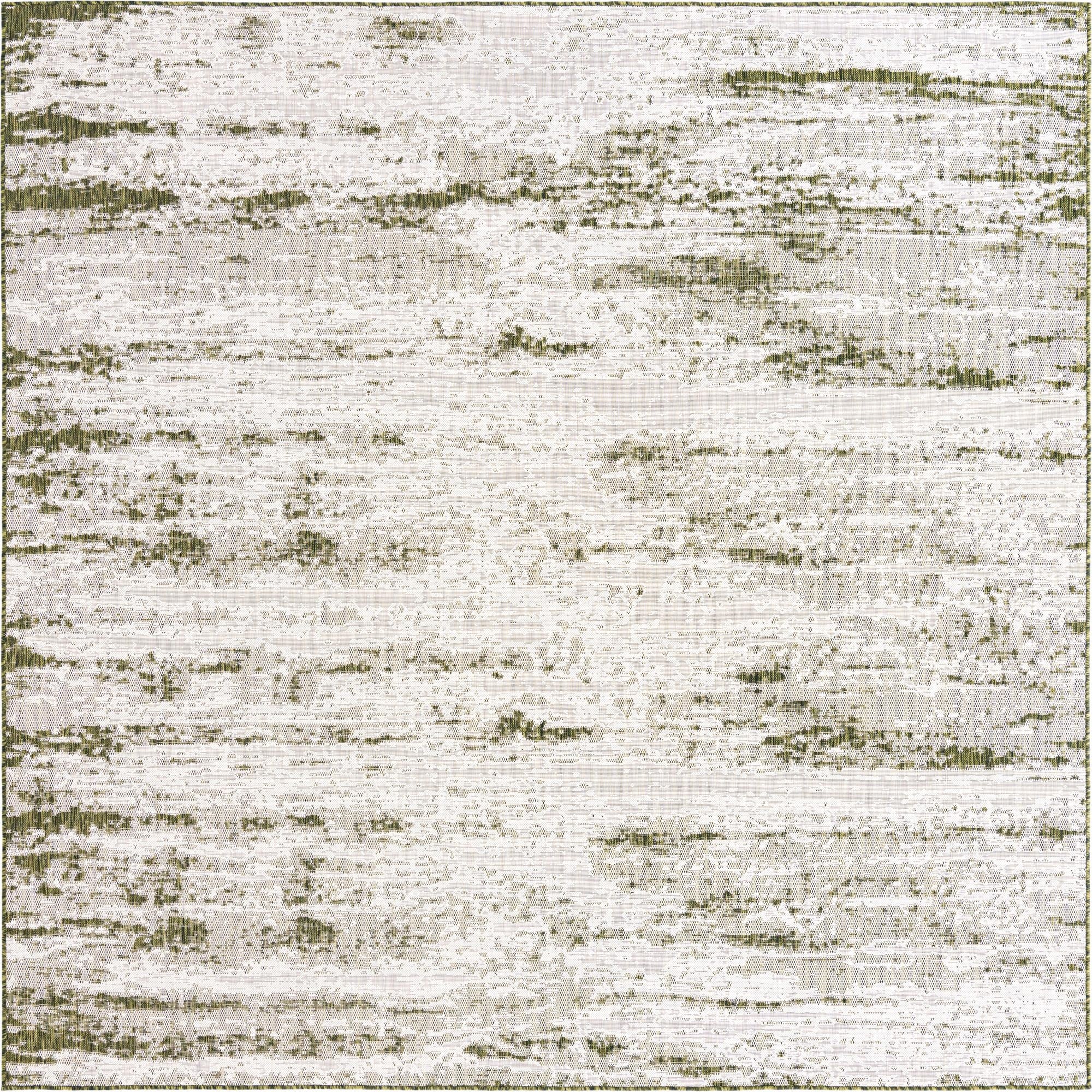 10' x 10'  Washable Modern Indoor / Outdoor Square Rug