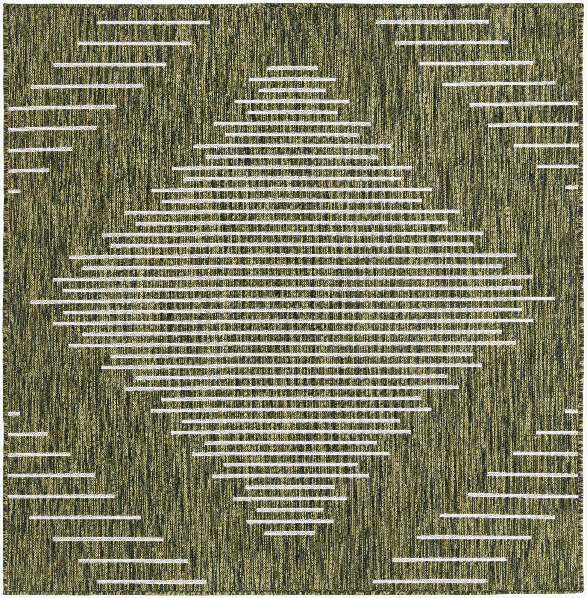 Primary image 5' 3 x 5' 3  Washable Modern Indoor / Outdoor Square Rug