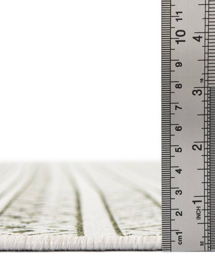 Detail image of 7' 10 x 7' 10 Easy-Clean Ribbon Indoor / Outdoor Square Rug