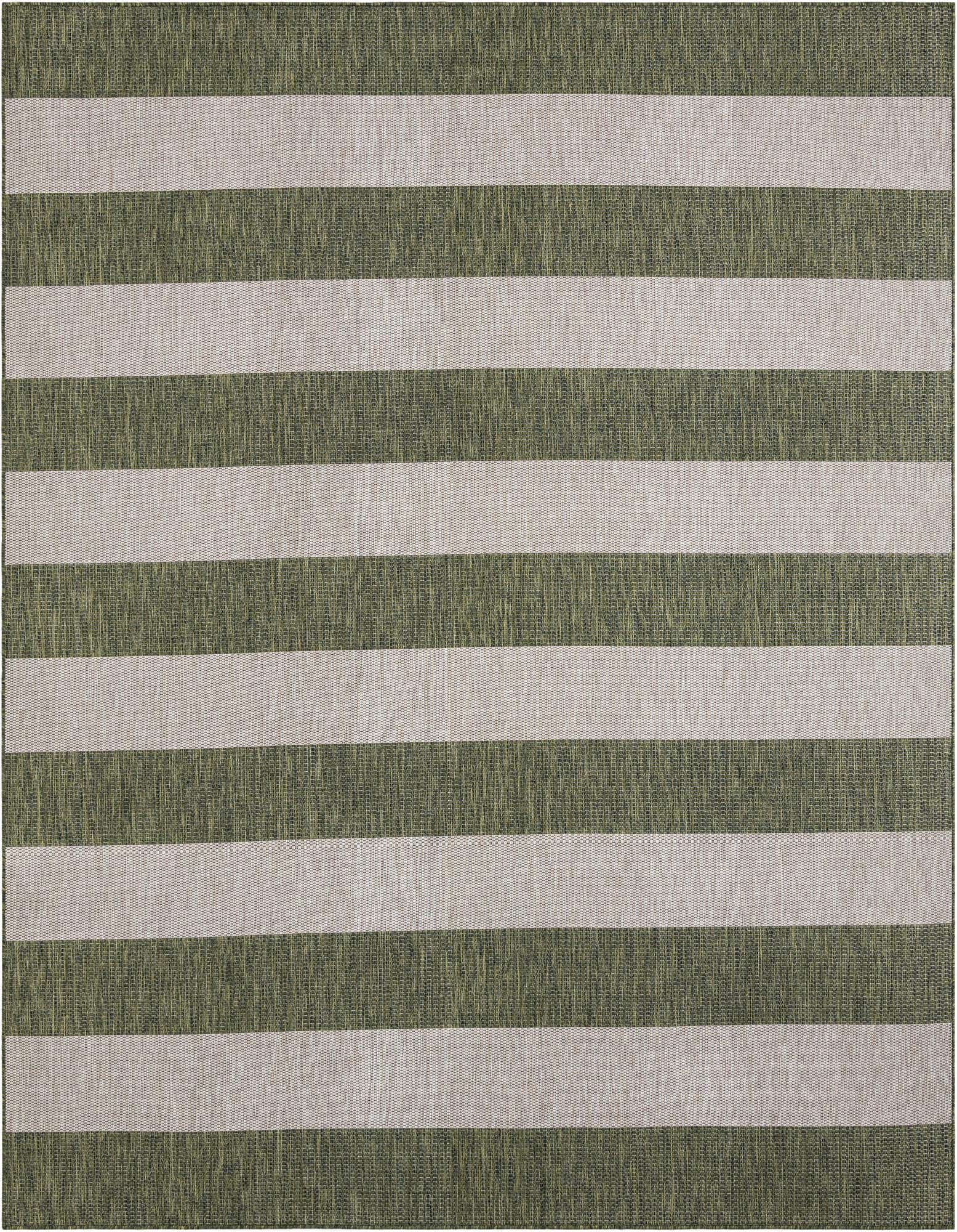 10' x 10' Easy-Clean Ribbon Indoor / Outdoor Square Rug