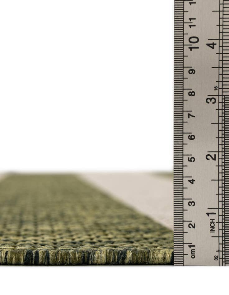 Detail image of 6' x 6' Washable Ribbon Indoor / Outdoor Square Rug