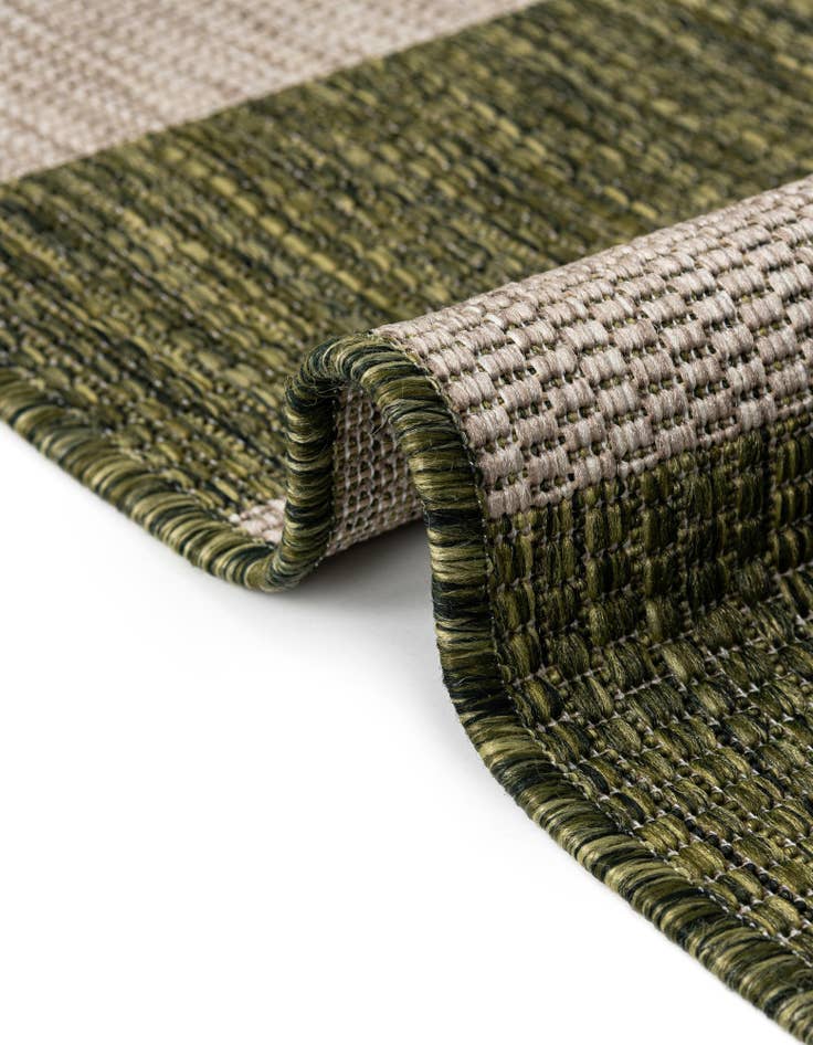 Detail image of 6' x 6' Washable Ribbon Indoor / Outdoor Square Rug