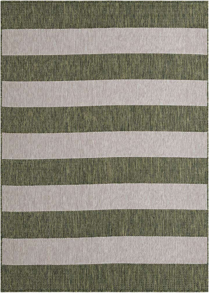 6' x 6' Easy-Clean Ribbon Indoor / Outdoor Square Rug