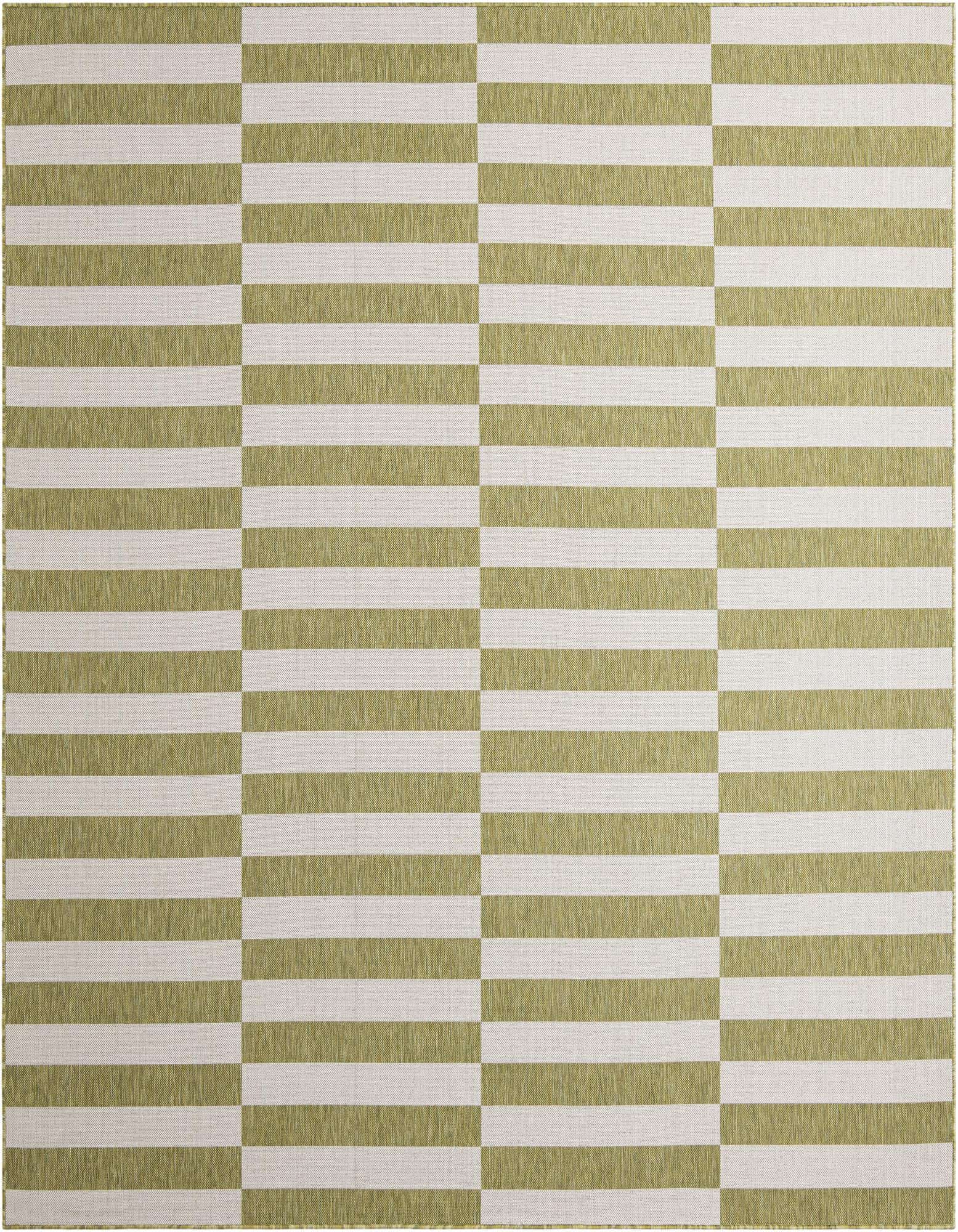 10' x 10' Easy-Clean Ribbon Indoor / Outdoor Square Rug