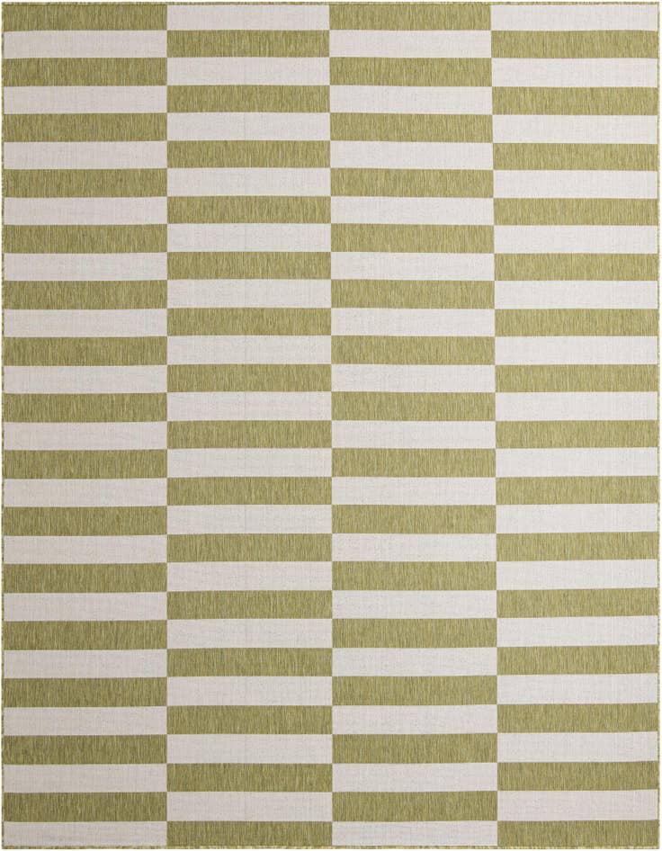 Detail image of 10' x 10' Easy-Clean Ribbon Indoor / Outdoor Square Rug