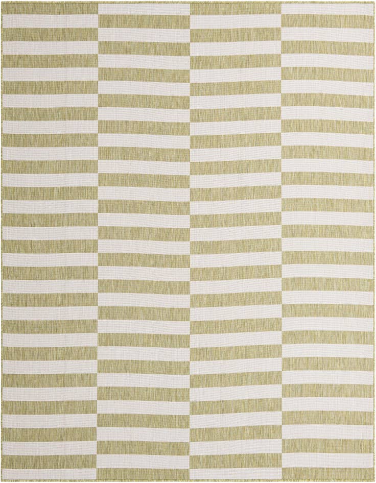 Detail image of 7' 10 x 7' 10 Easy-Clean Ribbon Indoor / Outdoor Square Rug