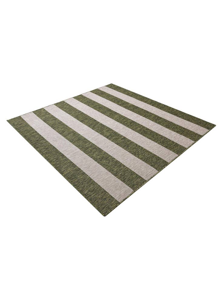 Detail image of 13' x 13' Easy-Clean Ribbon Indoor / Outdoor Square Rug