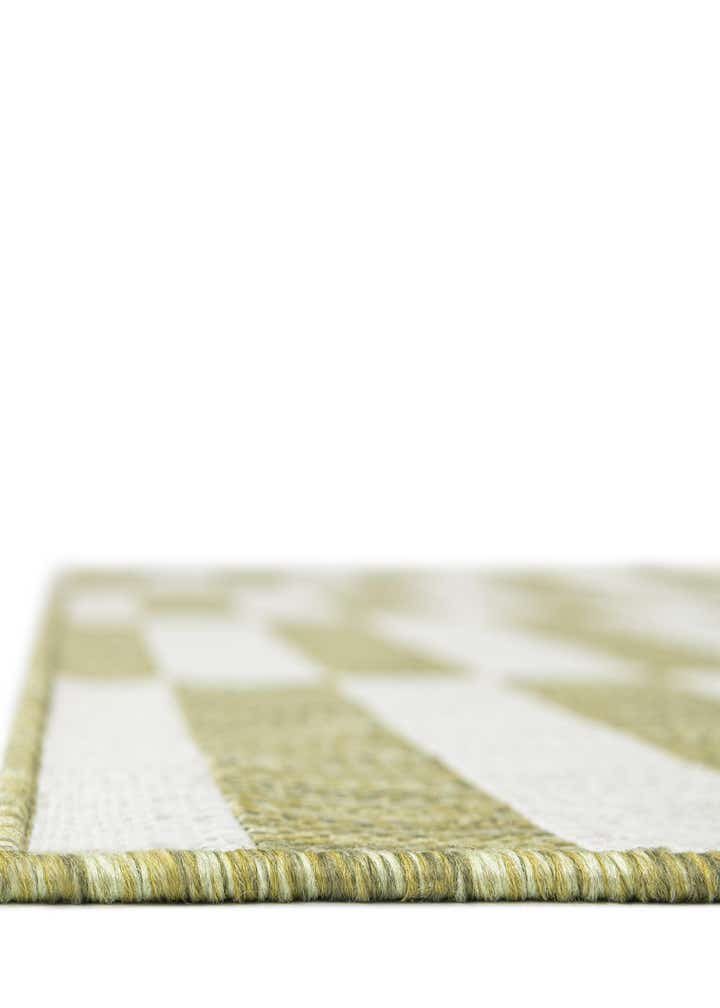 10' x 10' Easy-Clean Striped Indoor / Outdoor Square Rug