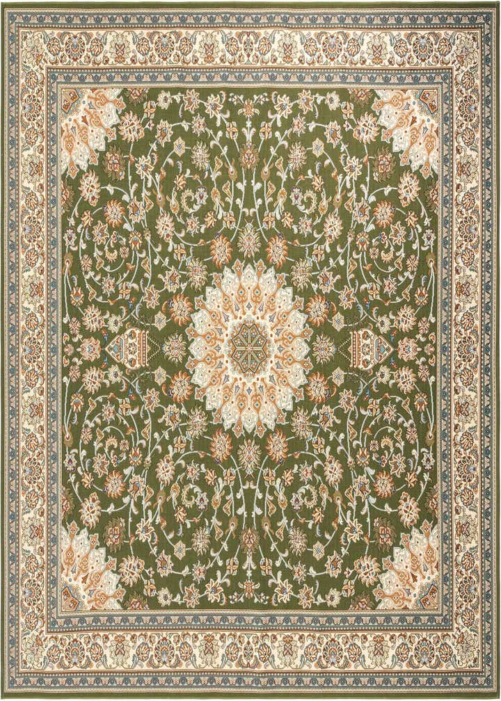 10' x 10' Easy-Clean Traditional Indoor / Outdoor Square Rug