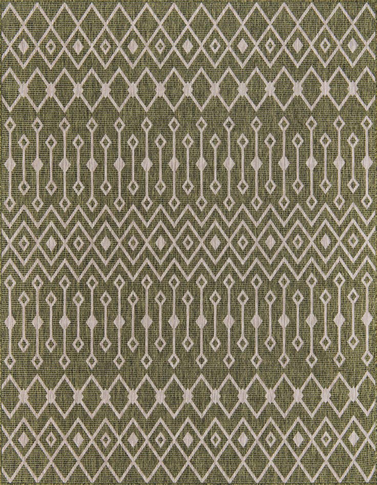 Detail image of 7' 10 x 7' 10 Easy-Clean Trellis Indoor / Outdoor Square Rug