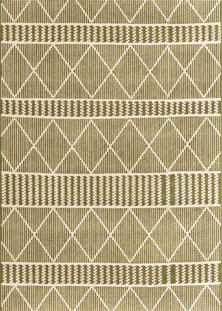 6' x 6' Easy-Clean Trellis Indoor / Outdoor Square Rug