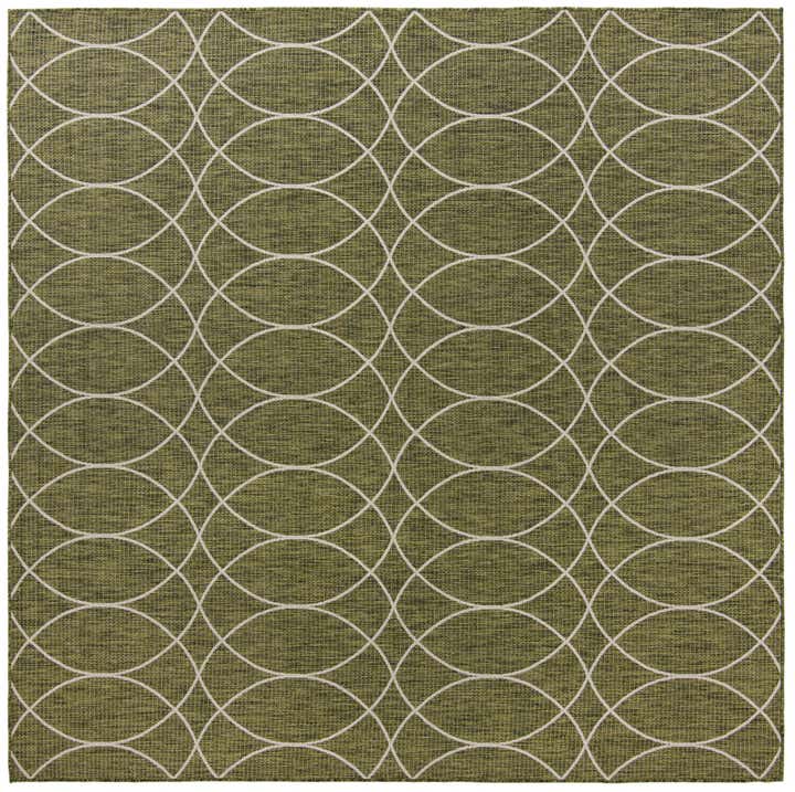 10' x 10' Easy-Clean Trellis Indoor / Outdoor Square Rug