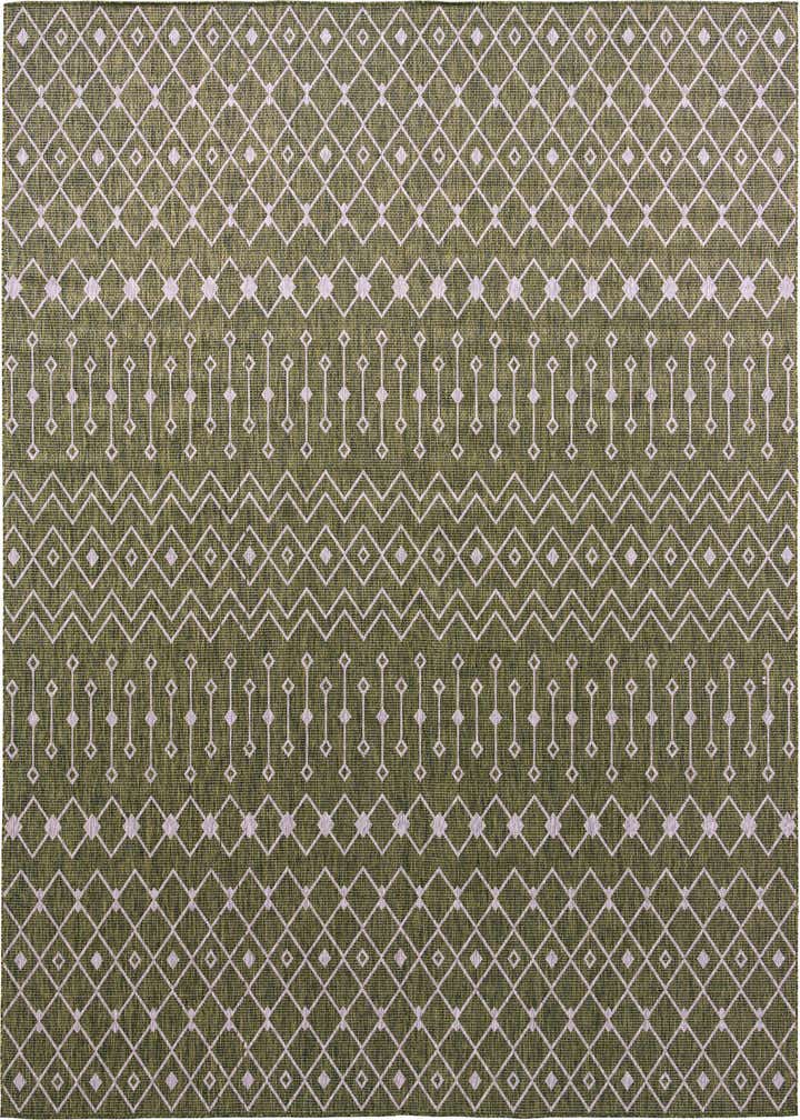 13' x 13' Easy-Clean Trellis Indoor / Outdoor Square Rug