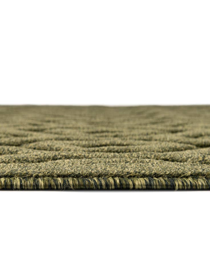 Detail image of 7' 10 x 7' 10  Washable Trellis Textured Indoor / Outdoor Square Rug