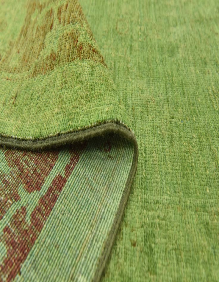 Detail image of 5' 6 x 6' 9  Hand Knotted Over-Dyed Ziegler Square Rug