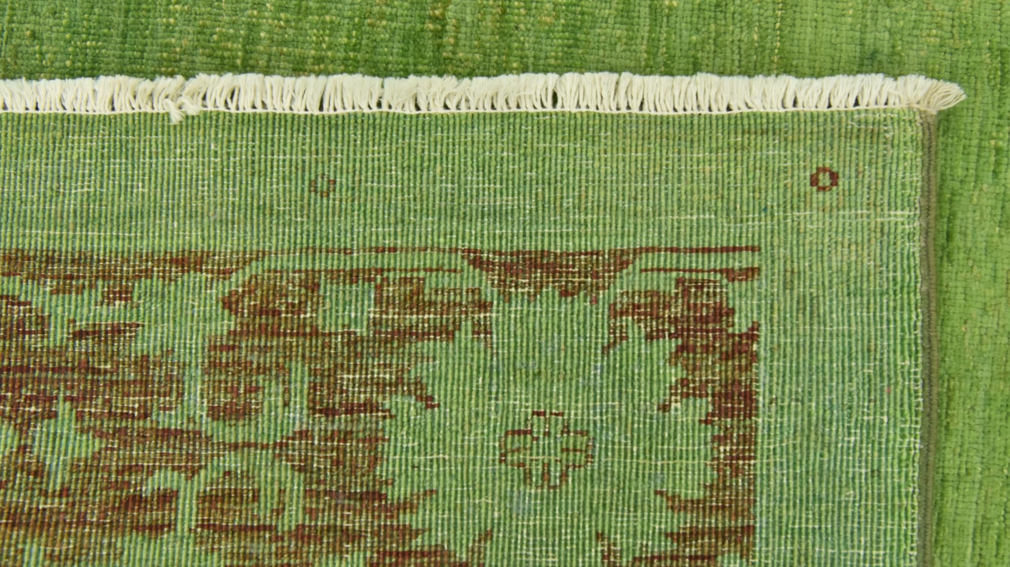 5' 6 x 6' 9 Hand Knotted Over-Dyed Ziegler Square Rug