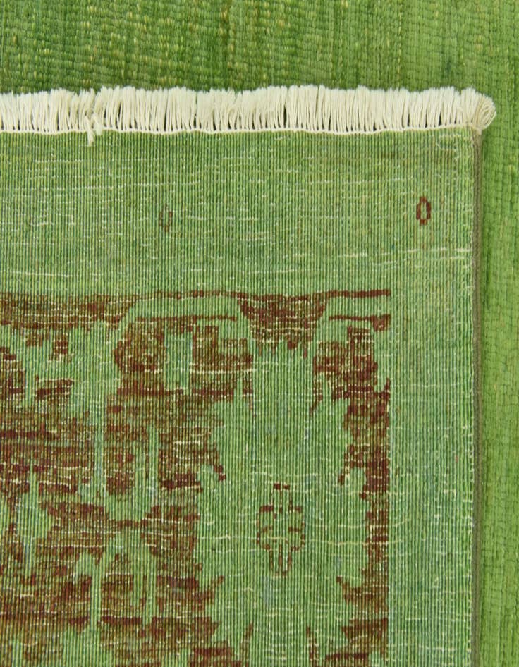 Detail image of 5' 6 x 6' 9  Hand Knotted Over-Dyed Ziegler Square Rug