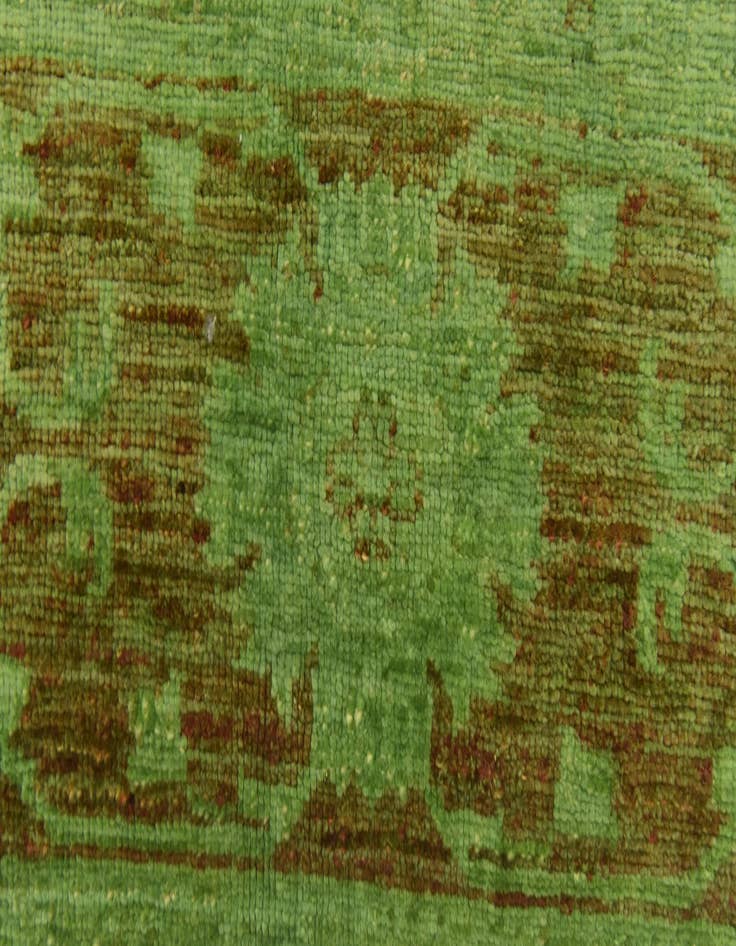 Detail image of 5' 6 x 6' 9  Hand Knotted Over-Dyed Ziegler Square Rug