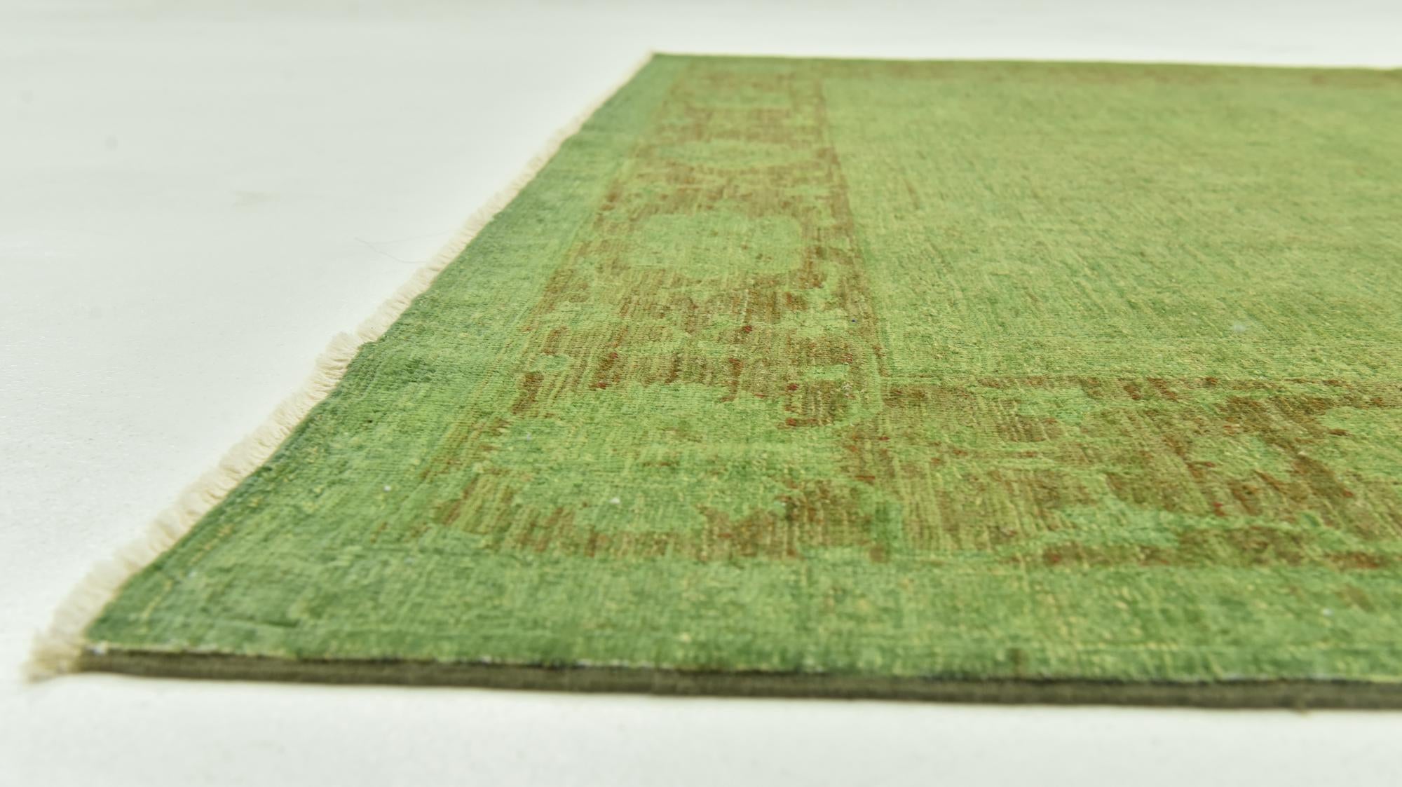 5' 6 x 6' 9 Hand Knotted Over-Dyed Ziegler Square Rug