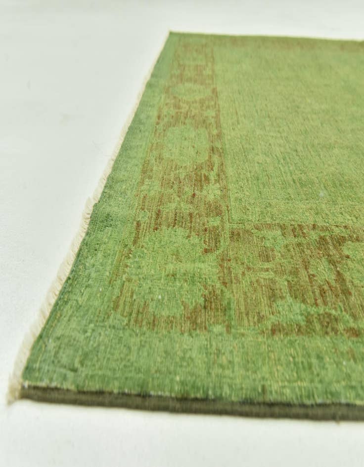 Detail image of 5' 6 x 6' 9  Hand Knotted Over-Dyed Ziegler Square Rug