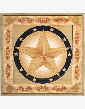 7' 10 x 7' 10 Pioneer Square Rug