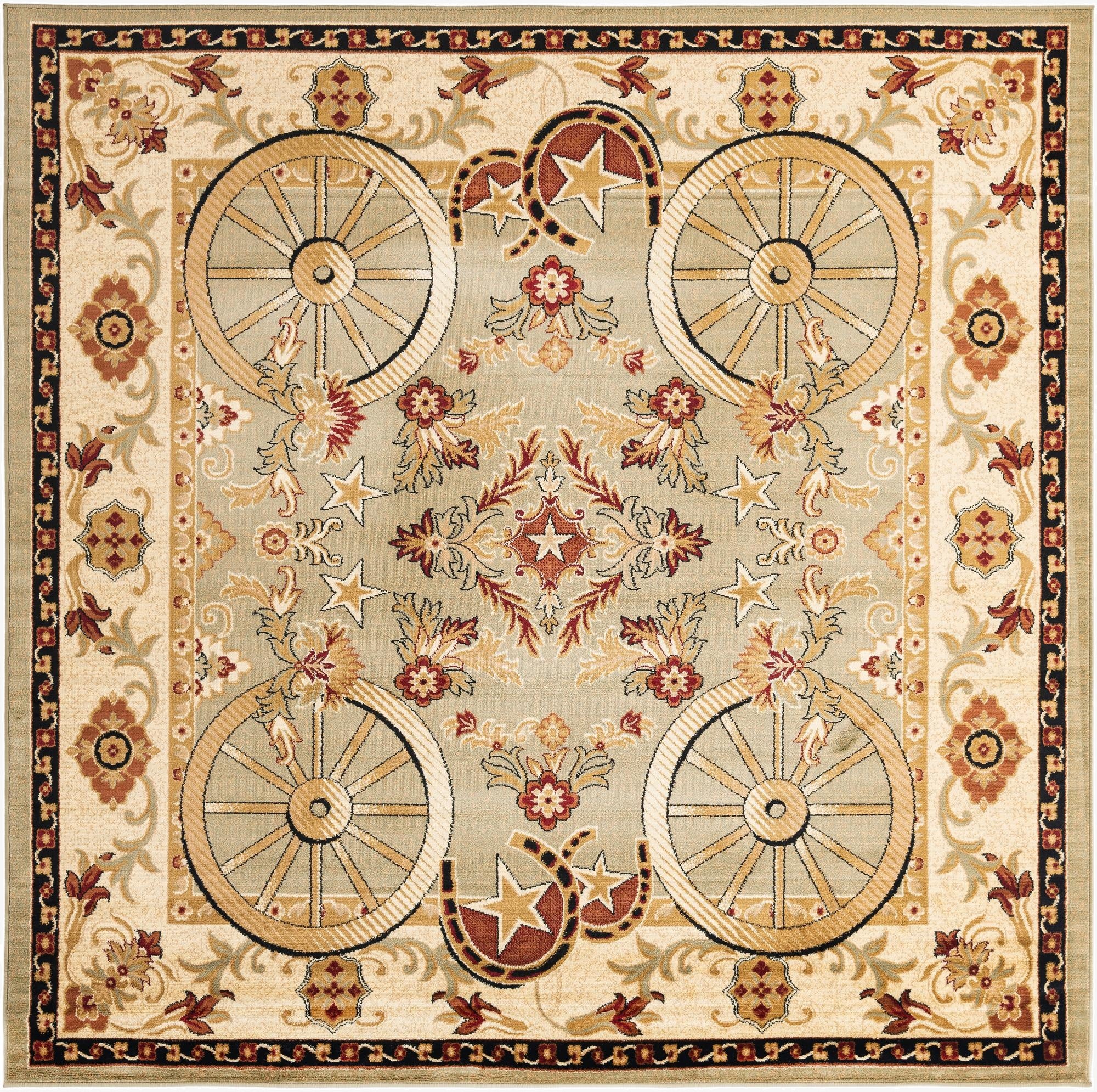 7' 10 x 7' 10 Pioneer Square Rug