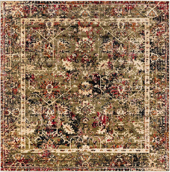 240cm x 240cm Saturn Quadrat Teppich